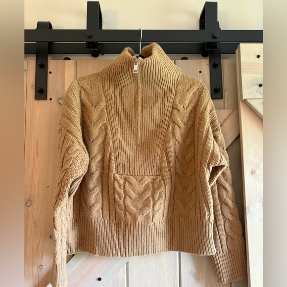 NWT Banana Republic Cavo Half Zip Wool Sweater - Picture 2 of 9